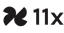 11x